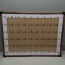 Rustic Walnut 24x32 Frame - Single Frame, 24 x 32 Poster Frame with Mat for 20x28, Picture Frames for Artwork, Puzzles, Photos and Movie Posters