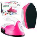 Mini Iron for Crafting 2.5" x 3.9"  Cute Mini Craft Iron for Patches, Sewing, Quilting with Quick Heat-Up Ceramic Plate & 59" Cord  Designed for Ironing Patches, Bling, and Small Craft Projects