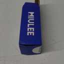 MIULEE 2 Panels Solid Color White Sheer Window Curtains Elegant Window Voile Panels/Drapes/Treatment for Bedroom Living Room (54 X 80 Inches White) (54"W x 80"L (Pack of 2), White)