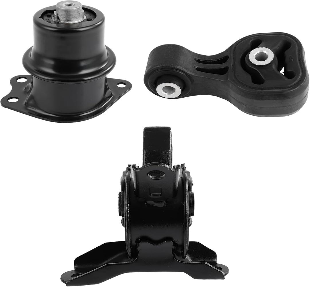 SCITOO Engine Motor Mount and Transmission Mount and Torque Strut Mount Kit for Honda for Fit 1.5L 2009-2013 Replace A65001HY A4563 A65012