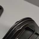 MUXHEL 3 Pcs 12-Cavity Brownie Pan with Dividers, 14" × 10.5" × 1.2" Non-Stick All Edges Cupcake Pan, Black Carbon Steel Square Muffin Pan for Oven Baking