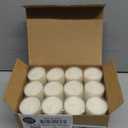 Stonebriar 48 Count White Unscented Smokeless Long Burning Clear Cup Tea Light Candles with 6 to 7 Hour Burn Time