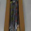 ENJOYBASICS Matte Black Shower Curtain Rod 30 to 76 Inches, 1 Inch Stainless Steel Adjustable Spring Tension Rods No Drill for Bathroom, Closet, Window, Room Divider, Never Rust, Non Slip