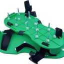 Lawn Aerator Shoes Upgrades Aeration Shoes for Lawn Heavy Strap Spike Shoes for Grass Soil Aerating Spikes Tool (Green)
