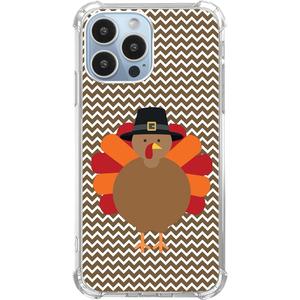Rewput Thanksgiving Turkey Phone Case for iPhone 17 Pro Max, Cute Autumn Turkey Cover for Women Men Girls Boys for iPhone 17 Pro Max, Trendy Design TPU Bumper Cover Case