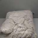 BEDAZZLED King Size Comforter Sets, Beige Bedding Comforter Set, 3 Pieces Pinch Pleat Bedding Sets with Comforter and Pillowcases Soft Farmhouse Shabby Chic Comforter for All Season (King(102"*88"))