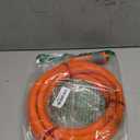 YAMATIC Heavy Duty Short Garden Hose 5/8 in x 10 ft with Swivel Fitting, Super Flexible Leader hose,All-weather, Lightweight, Burst 600 PSI