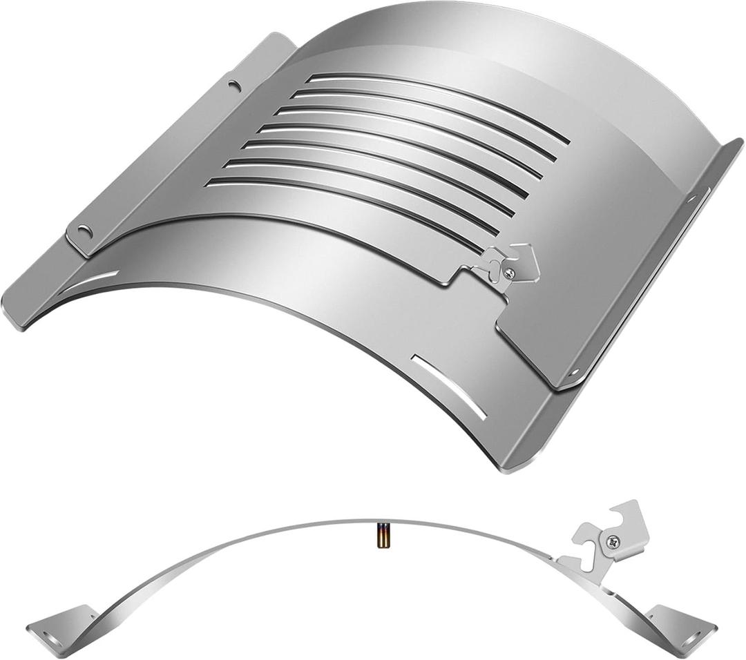 PB1230 Flame Broiler, Flame Broiler Slide Cover and Bottom Kit for Pit Boss 1230 Pellet/Gas Combo Grill, Compatible with PB1230CC, PB1100PSC2, PB550G, Grill Replacement Parts for Pellet Smoker
