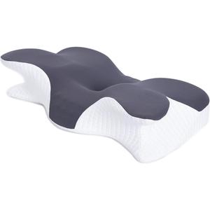 CB Stardust Ergonomic Cervical Sleep Pillow, Memory Foam Pillow Conforming to Neck Curve, Suitable for Back/Side Sleepers