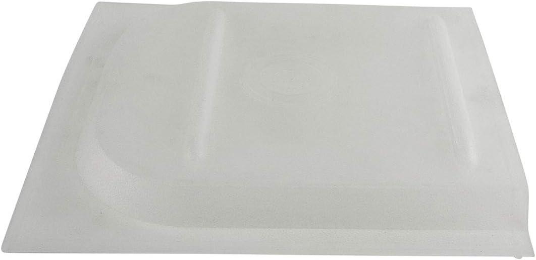 Lippert Motorhome Entry Screen Door Bubble Slider Panel with Frosted Finish, Durable Plastic, Easy Installation, No Assembly Required - 234101, White