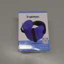 Inspireyes Travel Pillows for Airplanes, FSA HSA Eligible Approved Travel Accessories for Long Flight Head Support, Car Travel Pillow for Kids, Eye Mask for Sleeping Airplane, Royal Blue