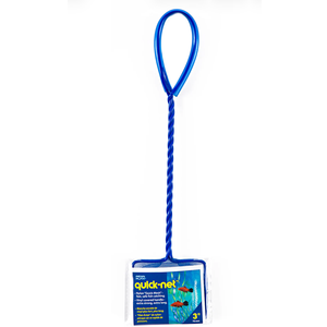 Penn-Plax Quick Net for Fish (4" Net - 10" Handle, Blue)