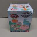 Fabric Flower Bouquets Toys for Girls - Arts & Crafts Gift for Kids Ages 4-9, Mess-Free Fun, Build Your Own Bouquet, DIY Flower-Making Craft Toy Kit, Creative Birthday & Christmas Gift for Girls