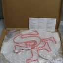 Football Rugby Sports Team Neon Sign Suitable for S. F Logo Neon Sign for Wall Decor USB Powered Dimmable Led Light Up Signs for Bedroom Men Cave Home Bar Birthday Party Decor Xmas Gifts for Kids