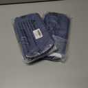 2 x XQXA Toiletry Bag for Men, Hanging Dopp Kit Water Resistant Travel makeup Bag for women, Mens Travel Bag Shaving Bag for Toiletries Accessories (01-Navy Blue)