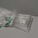 Vtopmart 4 Pack Clear Stackable Storage Drawers,Under Sink and Kitchen Organizers Storage,Easy to Assemble Plastic Drawers for Baby Bottle,Medicine, Bathroom,Cabinet and Pantry Organization