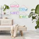 4 Pieces Girls Room Decor, Butterfly You Are Kind Bedroom Decor, Toddler Girl Room Decorations, Inspirational Kids Nursery Room Playroom Room Wall Art-02