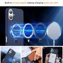 ZHK Liquid Silicone Designed for iPhone 17 Case with Magnet Stand, [Precise Camera Lens Protection][Mil-Grade Drop Shockproof][Soft Anti-Scratch Microfiber Lining] Slim Fit Cover, Navy Blue (iPhone 17 6.3 inch)