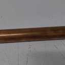 1-1/4"(32mm) OD 99.9% Copper Tube 1mm Wall  300mm Length  1Pcs, Seamless Round Pure Copper Tubing for Refrigerator, Jewellery and Industry