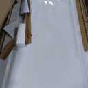 CKB 60 in. L x 30 in. W Left Drain Shower Base, Single Threshold Shower Pan with Slip Resistant Textured Surface, White