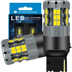 Zyvirexa 7440 LED Reverse Light Bulbs Compatible For Honda CR-V 2002-2016, White Light, Plug and Play, Pack of 2