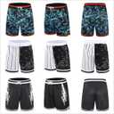 Mens Basketball Athletic Shorts with Zip Pockets Mesh Workout Active Performance Gym Shorts
