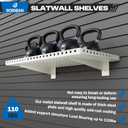 4 Pack Heavy Duty Slatwall Shelves 14 X 24 Inch, White