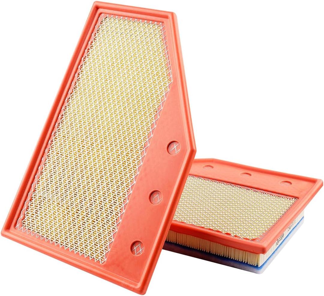 2-Pack Engine Air Filter Fits for 2025-19 Cadillac XT4, 2025-16 Chevrolet Malibu, 2026-21 Buick Envision, 2020-18 Regal Sportback, 2020-18 Regal TourX Air Filter Replacement Car Accessories