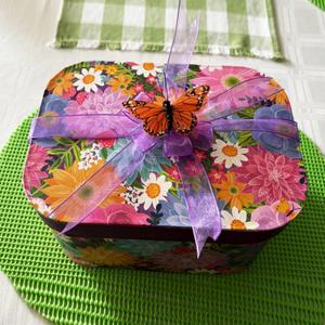 Butterfly Set Clip on Artificial Butterflies for Crafts Flower Bouquet Decorations Clips for Tree Floral Arrangements Wedding Accessory (Colorful), Outdoor Brown Woven Fabric 