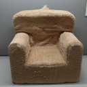 Kids Snuggly-Soft Sherpa Chair, Cuddly Toddler Foam Chair for Boys and Girls, Cream