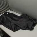 Pickluc Cafe Kitchen Curtains 36 Inches Long 2 Panels, Blackout Tier Curtains with Rod Pocket, Short Black Out Curtain for Small Window, 42" Wide and 36" Length, Set of Two, Black