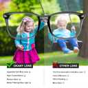 Okany Blue Light Glasses for Kids 3 Pack Blue Light Blocking Glasses for Girls Boys Computer Gaming Screen Glasses, Anti Glare Eyestrain Teen Fashion Glasses Age 3-10 (Grey Black+Leopard+Pink)