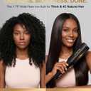 Terviiix Extra Long Hair Straightener for Fast Styling on Thick Hair, Silk Press Flat Iron for Black Women Natural Hair - 1.75" Wide Plate - Ionic Ceramic Infused with Argan Oil & Keratin, Max 455F