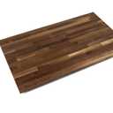 John Boos WALKCT-BL4825-O Blended Walnut Counter Top with Oil Finish, 1.5" Thickness, 48" x 25"