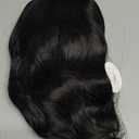 Black Wig with Bangs Wig for Women 12in Short Bob Wavy Curly Wig Natural Black Hair Wigs Heat Resistant Hair Replacement Wigs (12'' Natural Black 1B)