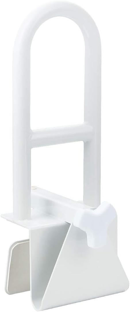 Butizone Bathtub Safety Rail, Medical Adjustable Tub Grab Bar Handle Clamp Safety Handrail Support for Seniors and Elderly