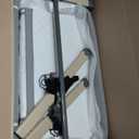 Cowiewie Bassinet Bedside Sleeper, Portable, Breathable, Adjustable Baby Bedside Bassinet for Peaceful Nights, Light Grey