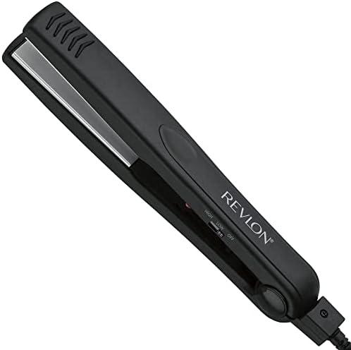Revlon Smooth and Straight Ceramic Flat Iron | Fast Results, Smooth Styles (1 in)