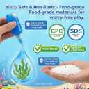 Magic Water Elf Toy Kit Refill & DIY Slime Squishy Making Kit for Kids, STEM Arts & Crafts Family Activity, Indoor Rainy Day & Holiday Fun(24 Bottles:12 Colors)