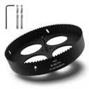 9.5-inch Hole Cutter with Drill Bit and Hex Wrench Drilling Holes Bi-Metal Hole Saw for Wood Plastic Drywall Thin Metal