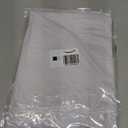 homing Rectangle Vinyl Tablecloth, Waterproof Spillproof Plastic Flannel Backed Table Cloth, Wipe Clean Table Cover for Dining, Buffet Parties and Camping (White, 60" x 102")