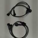 Current Division Cord, with Waterproof Male and Female Connector, Copper Core Wire, Lighting Accessories Fittings for LED InGround/Step Stair/Underwater Swimming Pool Lights, 2 Pack