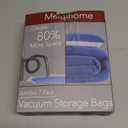 Vacuum Storage Bags 7 Jumbo, Space Saver Sealer Bags,Plastic Packaging Bags,Compression Bags for Clothes, Pillows, Comforters, Blankets, Bedding, No Pump Included