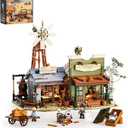 Lumibricks Carpentry Workshop Lighting Building Set, 1832 Pcs Western Set
Wild West Blacksmith-Shop Light Construction Building Model Set for Adults and West Lovers, Creative Stress-Relief Toys