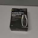 OWLTRA in-/Outdoor Safe Tunnel Snap Mouse Trap 2PCS, Instant Eliminate Rodent Snap Trap with Clear Tunnel Entry, Touch-Free Release, and Powerful Snap, Black, TST-217