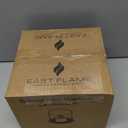 EastFlame Tabletop Pillar Hurricane Candleholder with Decorative Stones - Suitable for Dia 3" and Below Pillar Candles and Scented Candles, Gift for Lovers' Gathering, Home Decor, Parties & Weddings (Black 01)