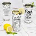 Breezy Valley Boss Gifts Tumbler, Mothers Day Gift for Women - Boss Lady Appreciation Gifts, Female Boss Coffee Tumbler Cup 20oz