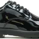 Bates Men's High Gloss Duty Work Shoe, Black, 9.5