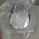 6 Inch Hooded Wall Vent with Screen and Damper,6 Inch Exhaust Vent Cover Cap for Outdoor Kitchen Range Hood Dryer Ventilation,Outside Wall Mount Extractor for House Air Exhaust,Galvanized Steel,White