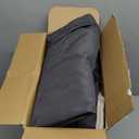 Favoyard Deep Seat Patio Cushion Set 24 x 24 Inch Waterproof Outdoor Chair Cushions for Patio Furniture with Fade Resistant and Removable Cover with Handle & Adjustable Straps for Patio, Yard, Garden (Dark Grey)